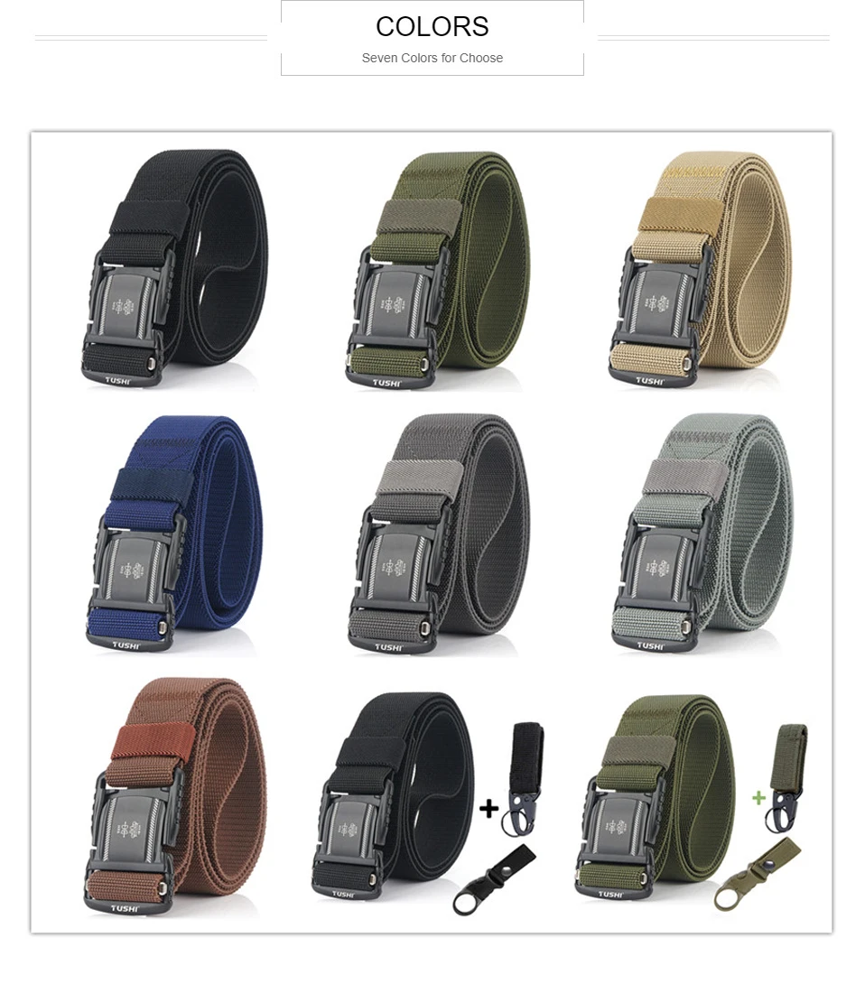 Elastic Men Belt Alloy Magnetic Buckle Outdoor Working Tactical Belt For Jeans Pants Casual Stretch Overalls Male Waist Belt New
Elastic Men Belt Alloy Magnetic Buckle Outdoor Working Tactical Belt For Jeans Pants Casual Stretch Overalls Male Waist Belt New