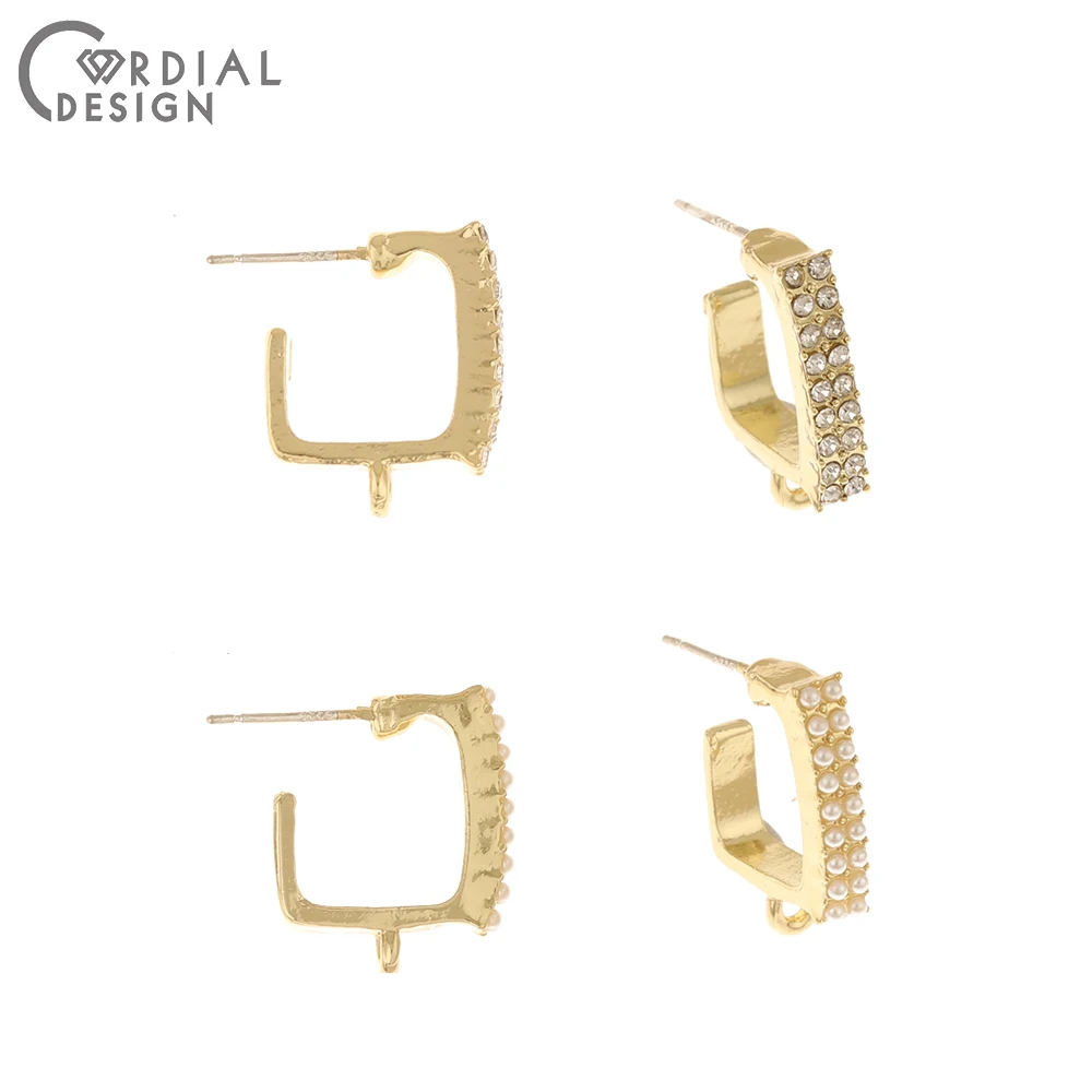 Cordial Design 50Pcs 15*18MM Jewelry Accessories/Rhinestone Earrings Stud/Jewelry Findings & Components/DIY Making/Square Shape
Cordial Design 50Pcs 15*18MM Jewelry Accessories/Rhinestone Earrings Stud/Jewelry Findings & Components/DIY Making/Square Shape