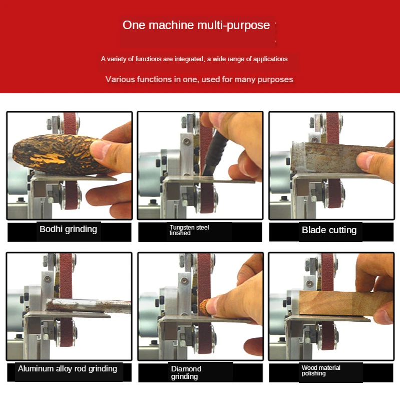 DIY Angle Grinder Grinding Belt Mesin Penggiling Listrik Mini Belt Sander Polishing Grinding Mesin Pemotong Tepi Rautan
DIY Angle Grinder Grinding Belt Mesin Penggiling Listrik Mini Belt Sander Polishing Grinding Mesin Pemotong Tepi Rautan