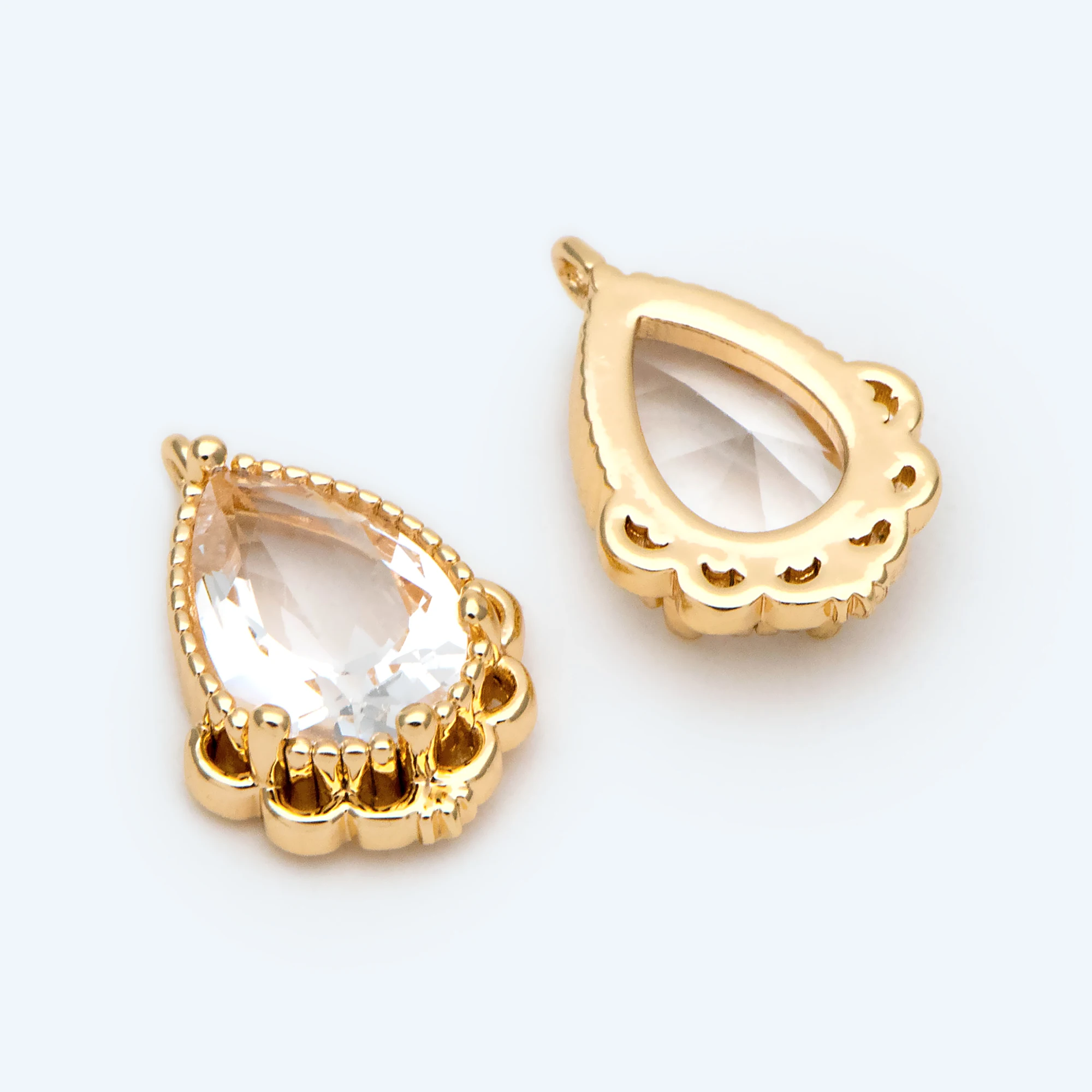 4pcs Gold Teardrop Charm, Earring Findings, Jewelry Making, Diy Material, Jewelry Supplies (GB-2593)
4pcs Gold Teardrop Charm, Earring Findings, Jewelry Making, Diy Material, Jewelry Supplies (GB-2593)