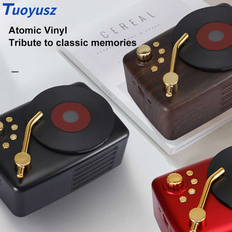 Wireless Bluetooth Speaker Vinyl Record Player Retro TF Card U Disk Multifunctional Bluetooth Speaker Portable Home Audio
Wireless Bluetooth Speaker Vinyl Record Player Retro TF Card U Disk Multifunctional Bluetooth Speaker Portable Home Audio