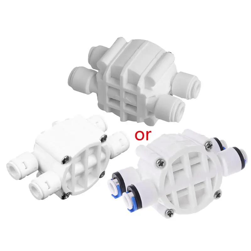 4 Way RO Auto Shut-Off Valve Switch 1/4\" Plastic Water Purifier Reverse Osmosis System for Straight drink Pipeline machine
4 Way RO Auto Shut-Off Valve Switch 1/4\" Plastic Water Purifier Reverse Osmosis System for Straight drink Pipeline machine
