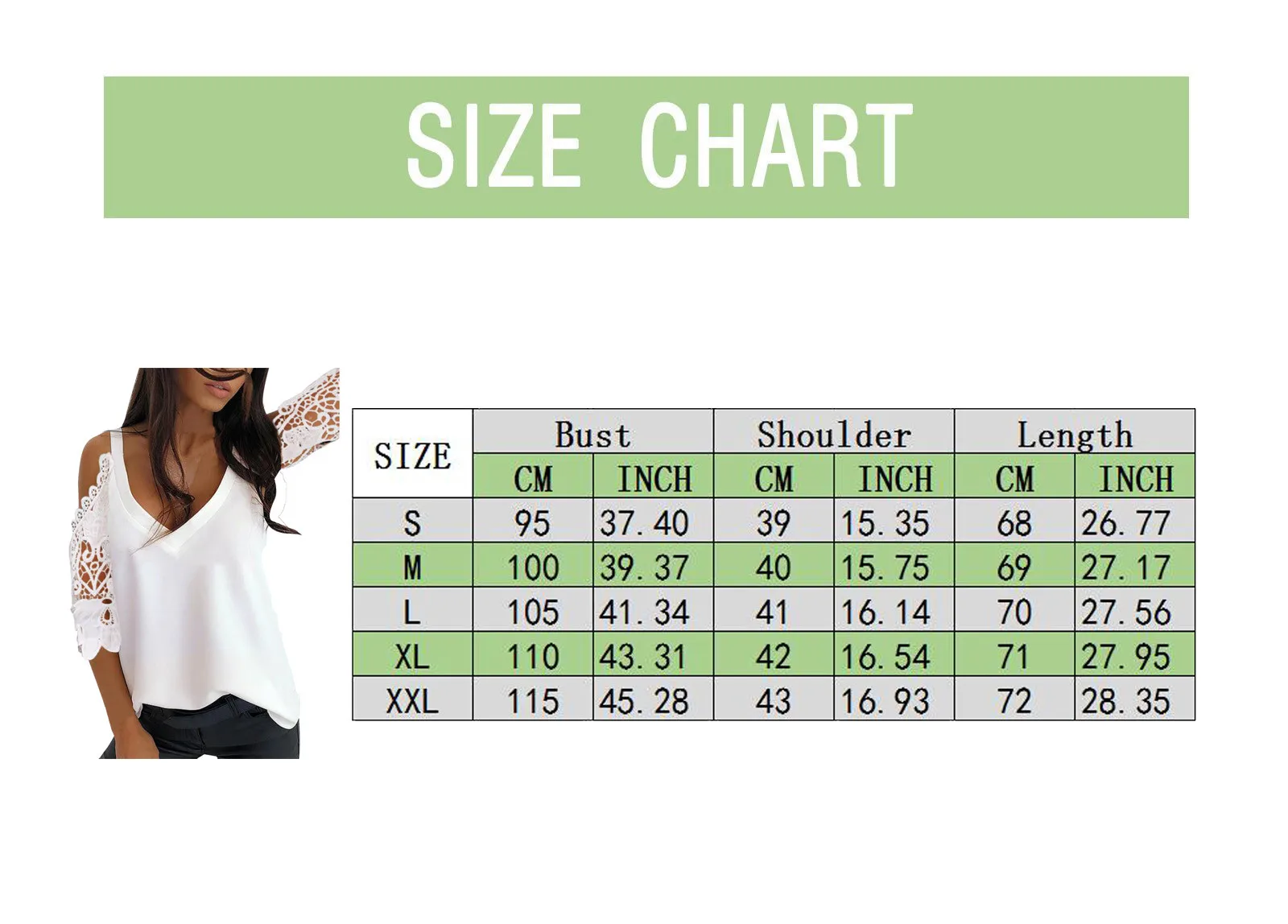 Solid Color Fashion Women T Shirts V Neck Lace Hollow Out Half Sleeve Casual Graphic Tees Women Summer Sexy Top 4
Solid Color Fashion Women T Shirts V Neck Lace Hollow Out Half Sleeve Casual Graphic Tees Women Summer Sexy Top 4