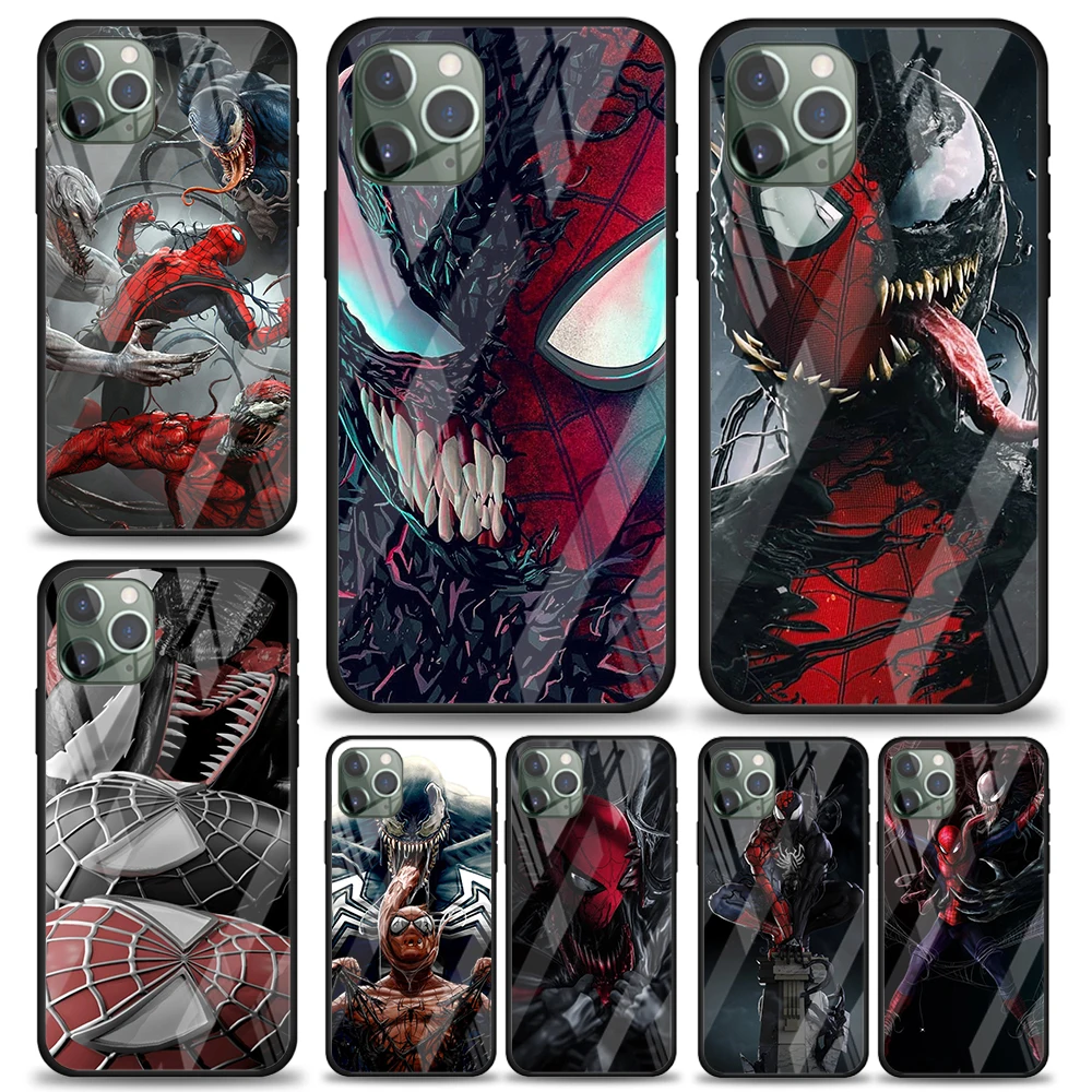Spiderman And Venom Tempered Glass Cover For Apple IPhone 12 Mini 11 Pro XS MAX XR X 8 7 6S 6 Plus Phone Case Coque
Spiderman And Venom Tempered Glass Cover For Apple IPhone 12 Mini 11 Pro XS MAX XR X 8 7 6S 6 Plus Phone Case Coque