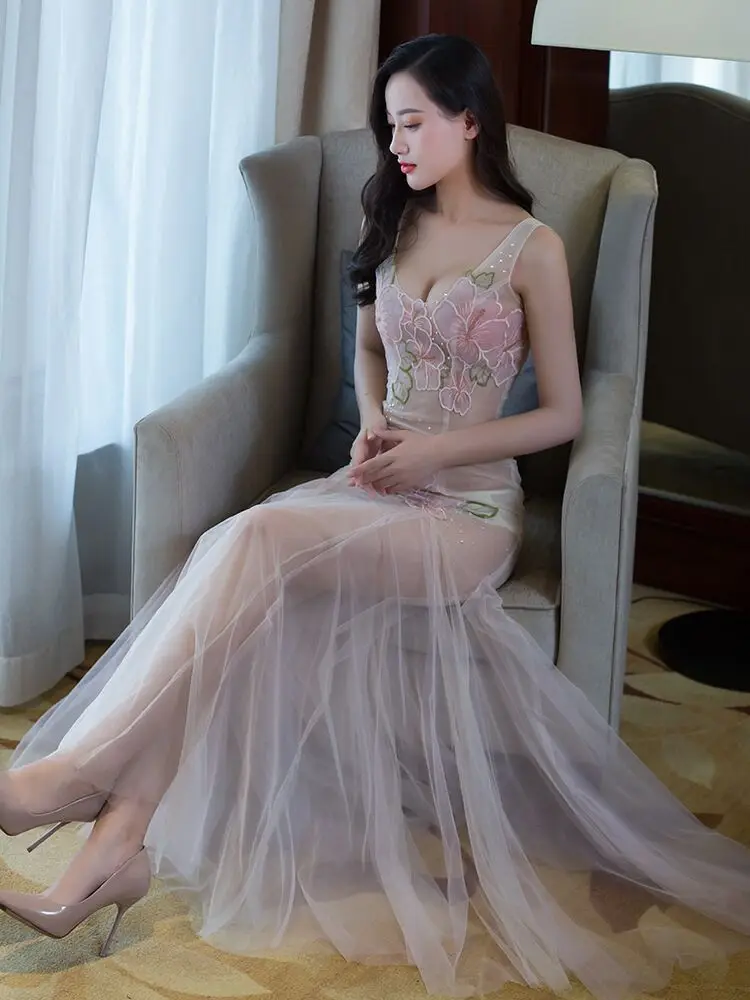 2021 Plus Size Evening Dresses Illusion Transparent Car Models Anchor Mermaid Simple Soiree Sexy BX-0017
2021 Plus Size Evening Dresses Illusion Transparent Car Models Anchor Mermaid Simple Soiree Sexy BX-0017