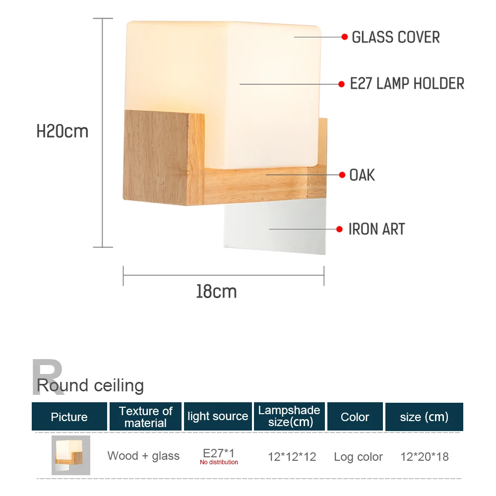 Nordic Wooden Loft Wall Lamp For Bedside Stairs Corridor Interior Mounted Lighting Lamp Led Wall Light E27 85v-265v
Nordic Wooden Loft Wall Lamp For Bedside Stairs Corridor Interior Mounted Lighting Lamp Led Wall Light E27 85v-265v