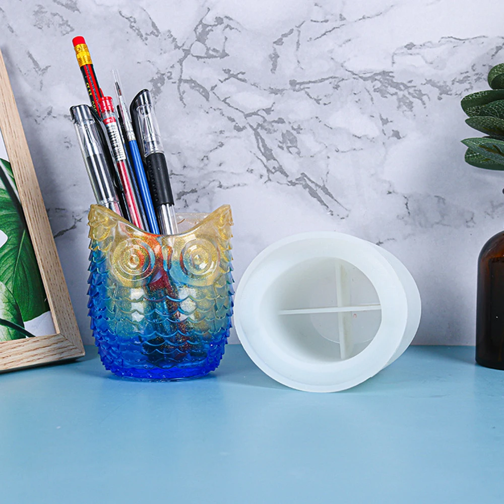 Durable Silicone Owl Flower Pot Mold Epoxy DIY Succulent Making Mould Manual Resin Craft Concrete Bottle Pen Holder
Durable Silicone Owl Flower Pot Mold Epoxy DIY Succulent Making Mould Manual Resin Craft Concrete Bottle Pen Holder