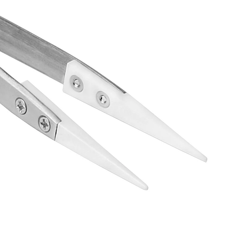 Promotion! 2 Pack Precision Ceramic tweezers Non-Conductive Anti-Static Highly Heat Resistant Tweezers
Promotion! 2 Pack Precision Ceramic tweezers Non-Conductive Anti-Static Highly Heat Resistant Tweezers