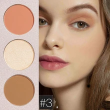 3 In 1 Makeup Palette Face Makeup Nude Collection Bronzers and Hightlight Blush