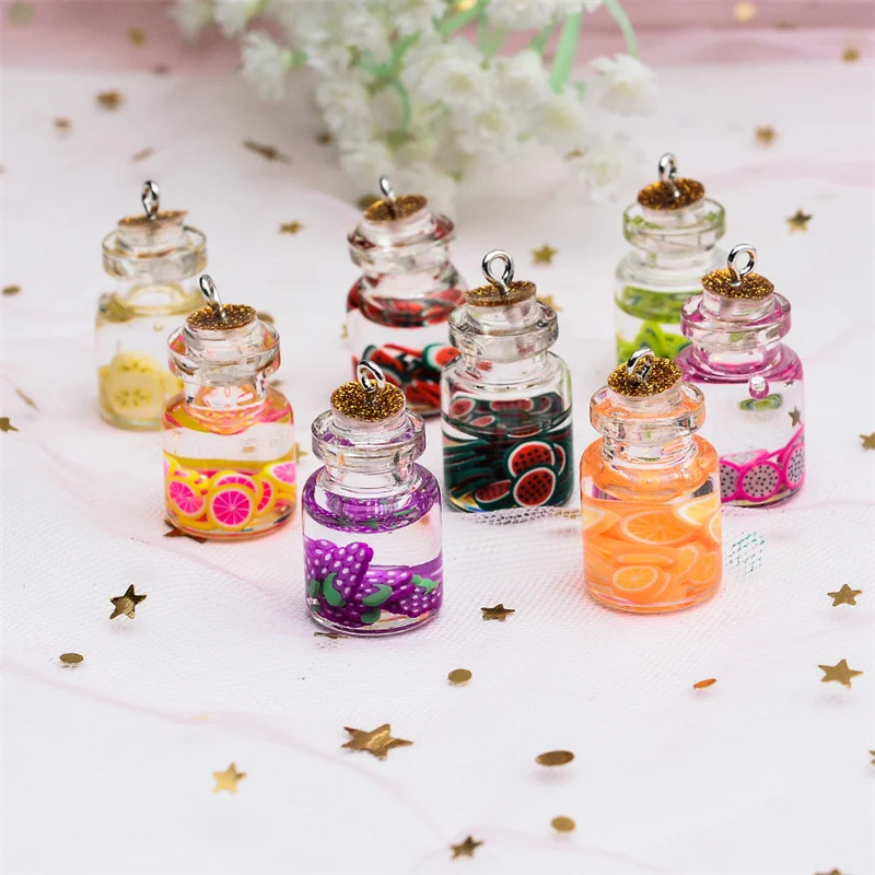 10pcs 1.5x2.5CM Fun Fruit Slice Glass Bottle Charms Necklace Pendants for Necklace Making DIY Jewelry Making Gifts Jewelry
10pcs 1.5x2.5CM Fun Fruit Slice Glass Bottle Charms Necklace Pendants for Necklace Making DIY Jewelry Making Gifts Jewelry