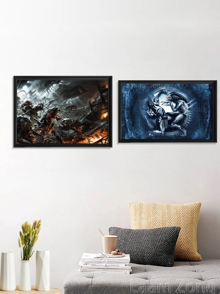 Alien VS Predator Movie Sci-Fi HD Art Canvas Wall Pictures For Living Room Home Decor
Alien VS Predator Movie Sci-Fi HD Art Canvas Wall Pictures For Living Room Home Decor