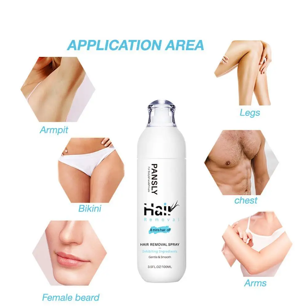 Hair Remover Inhibitor Spray Painless Hair Body Bikini Removal Face Beard Legs Painless Removal Spray Cream Armpit H6N9
Hair Remover Inhibitor Spray Painless Hair Body Bikini Removal Face Beard Legs Painless Removal Spray Cream Armpit H6N9