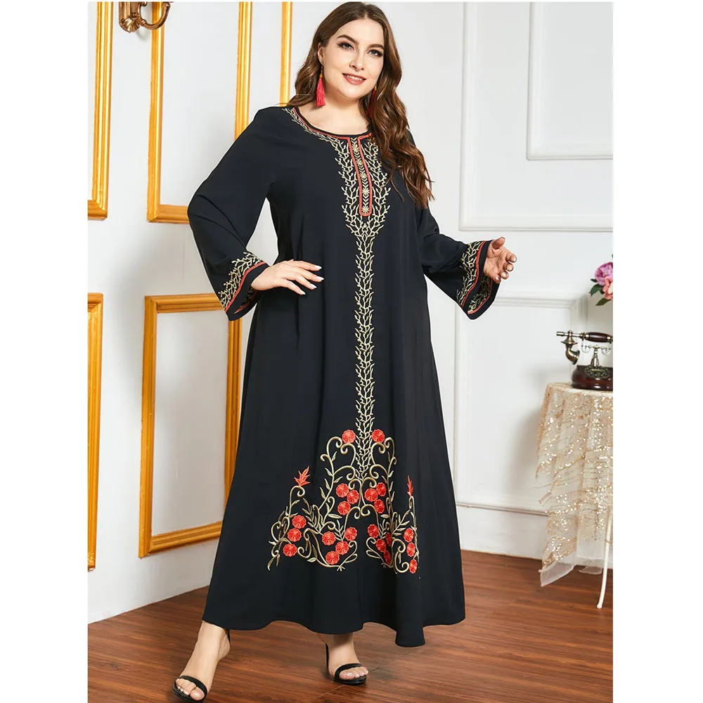 Moroccan Kaftan Abaya Dubai Turkish Caftan Muslim Women Loose Maxi Dress Embroidery Jilbab Islamic Clothing Arab Robe Ramadan
Moroccan Kaftan Abaya Dubai Turkish Caftan Muslim Women Loose Maxi Dress Embroidery Jilbab Islamic Clothing Arab Robe Ramadan