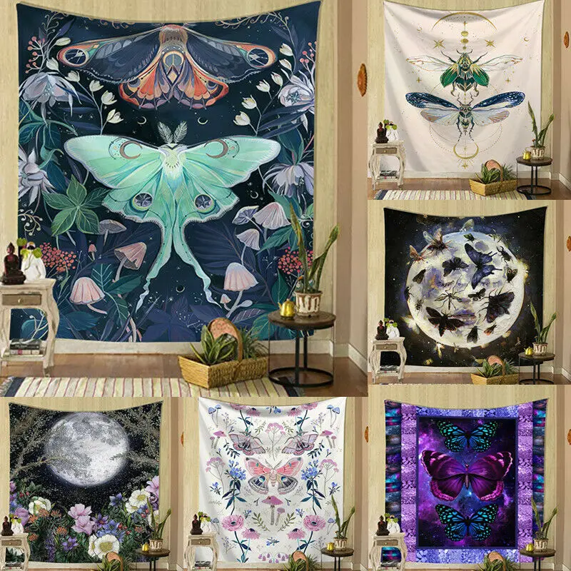 FFO Nordic Psychedelic Butterfly Tapestry Wall Hanging Bohemian Hippie Witchcraft Tarot Science Fiction Tapestries Home Decor
FFO Nordic Psychedelic Butterfly Tapestry Wall Hanging Bohemian Hippie Witchcraft Tarot Science Fiction Tapestries Home Decor