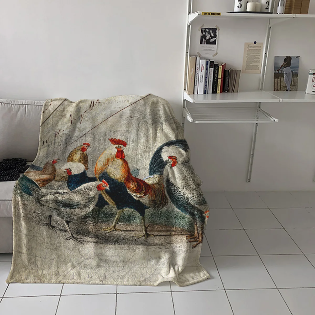 Farm Rooster Chicken Retro Illustration Throw Blanket Portable Soft Bedspread Microfiber Flannel Blankets for Beds
Farm Rooster Chicken Retro Illustration Throw Blanket Portable Soft Bedspread Microfiber Flannel Blankets for Beds