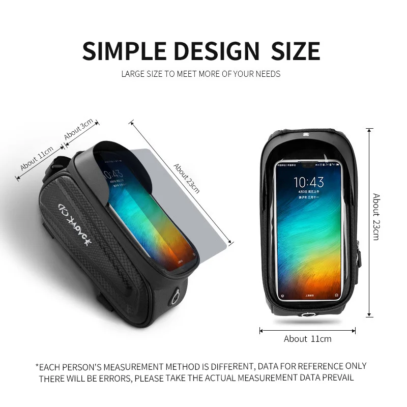 KAPVOE Bike bicycle Bag MTB Road Bike Waterproof Front Frame Bycicle Bags Touchscreen Cycling Front Top Tube Mobile Phone Case
KAPVOE Bike bicycle Bag MTB Road Bike Waterproof Front Frame Bycicle Bags Touchscreen Cycling Front Top Tube Mobile Phone Case