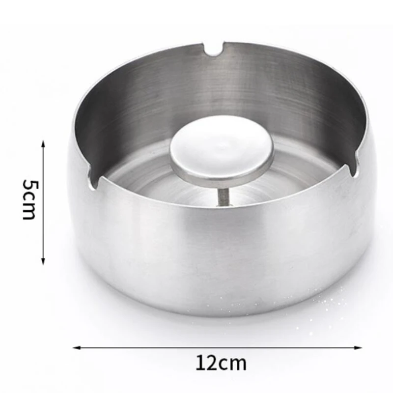 Simple And Modern Metal Ashtray Stainless Steel Household Large-capacity Windproof Ashtray Office Decoration Gift For Boyfriend
Simple And Modern Metal Ashtray Stainless Steel Household Large-capacity Windproof Ashtray Office Decoration Gift For Boyfriend