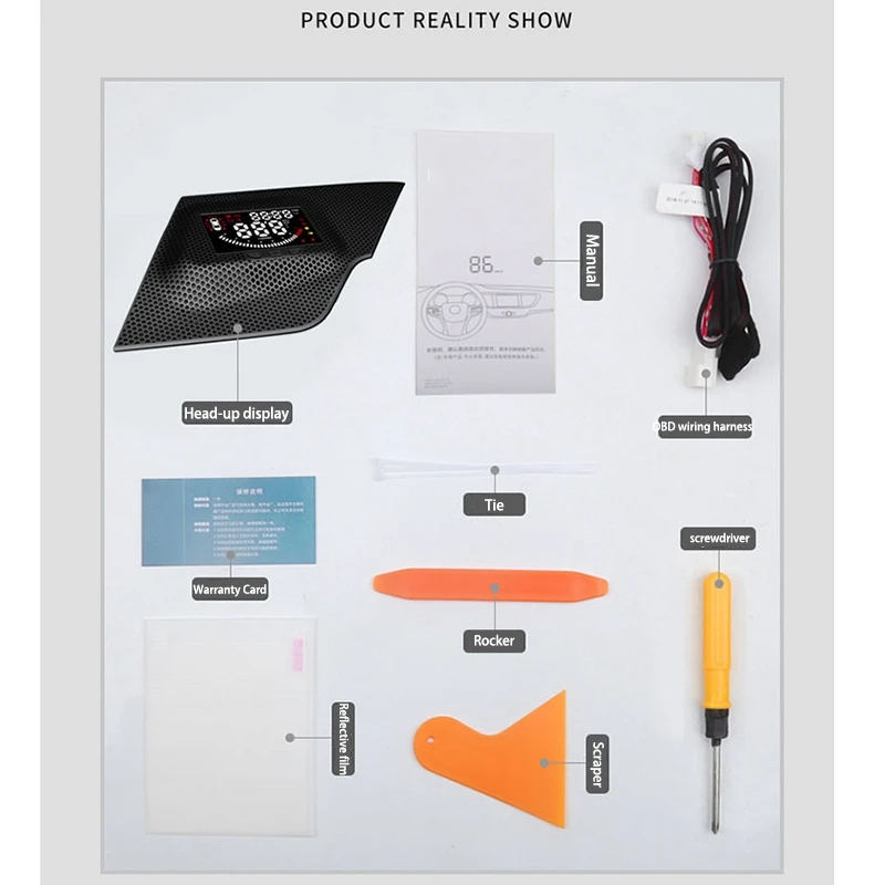 Car Head Up Display HUD Projector Sn Overspee Display for Jeep Liberty 2019 
Car Head Up Display HUD Projector Sn Overspee Display for Jeep Liberty 2019