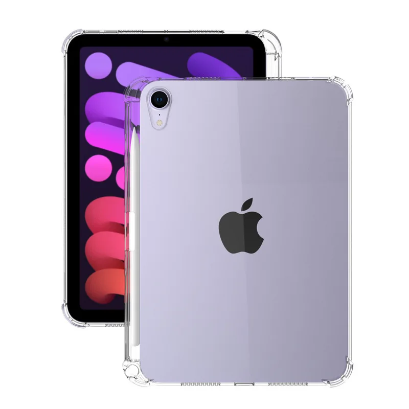 Transparent Cover For iPad Mini (2021) 8.3'' mini 6 (6th generation) mini6 A2568 With Pencil Holder TPU Silicon Back Tablet Case
Transparent Cover For iPad Mini (2021) 8.3'' mini 6 (6th generation) mini6 A2568 With Pencil Holder TPU Silicon Back Tablet Case