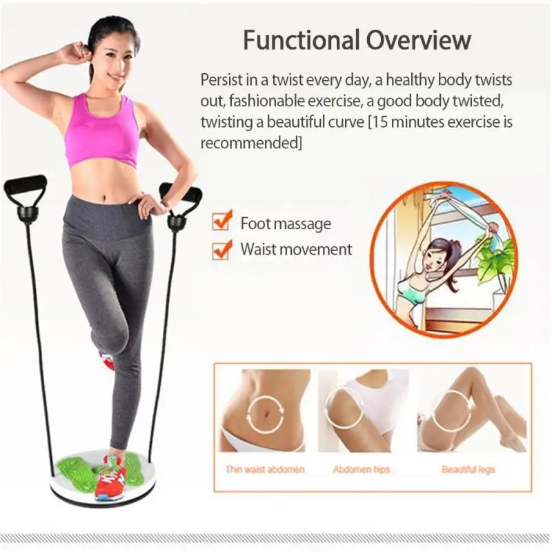 Massage Fitness Twisting Plate Slimming Waist Twisting Machine Men Women Fitness Equipment Home Portable Anti-skid Twist Boards
Massage Fitness Twisting Plate Slimming Waist Twisting Machine Men Women Fitness Equipment Home Portable Anti-skid Twist Boards