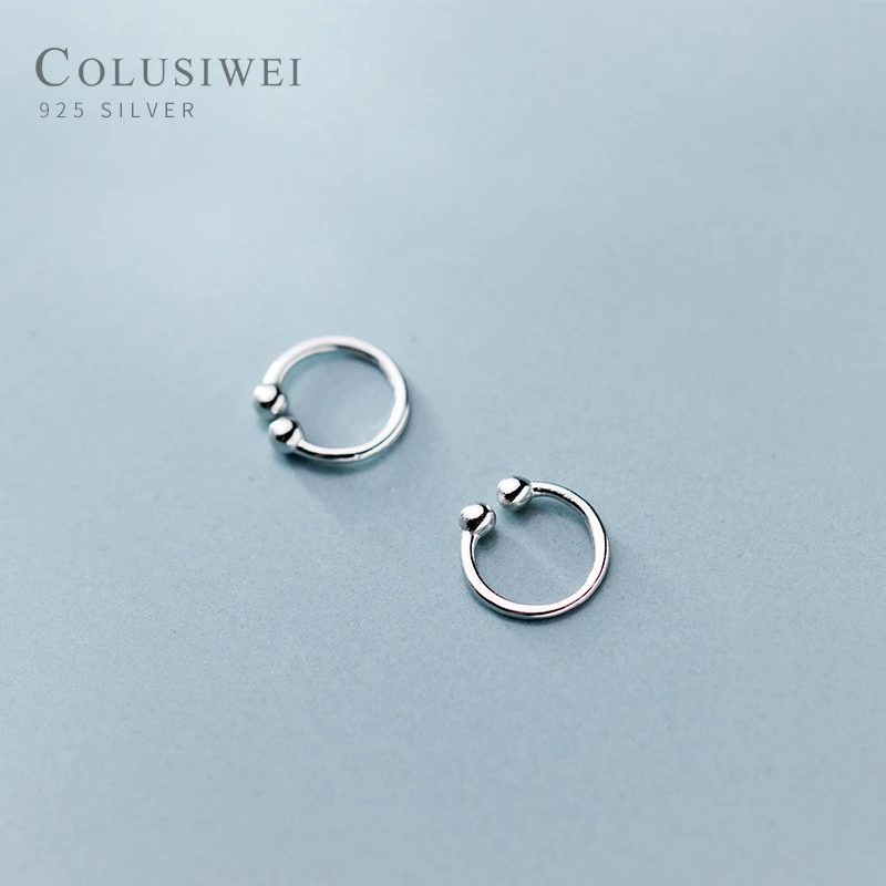Colusiwei Simple Design Cute Beads Clips Earrings for Women 925 Silver Ear Clips Jewelry Gifts for Girl Fashion Jewelry 2020 NEW
Colusiwei Simple Design Cute Beads Clips Earrings for Women 925 Silver Ear Clips Jewelry Gifts for Girl Fashion Jewelry 2020 NEW