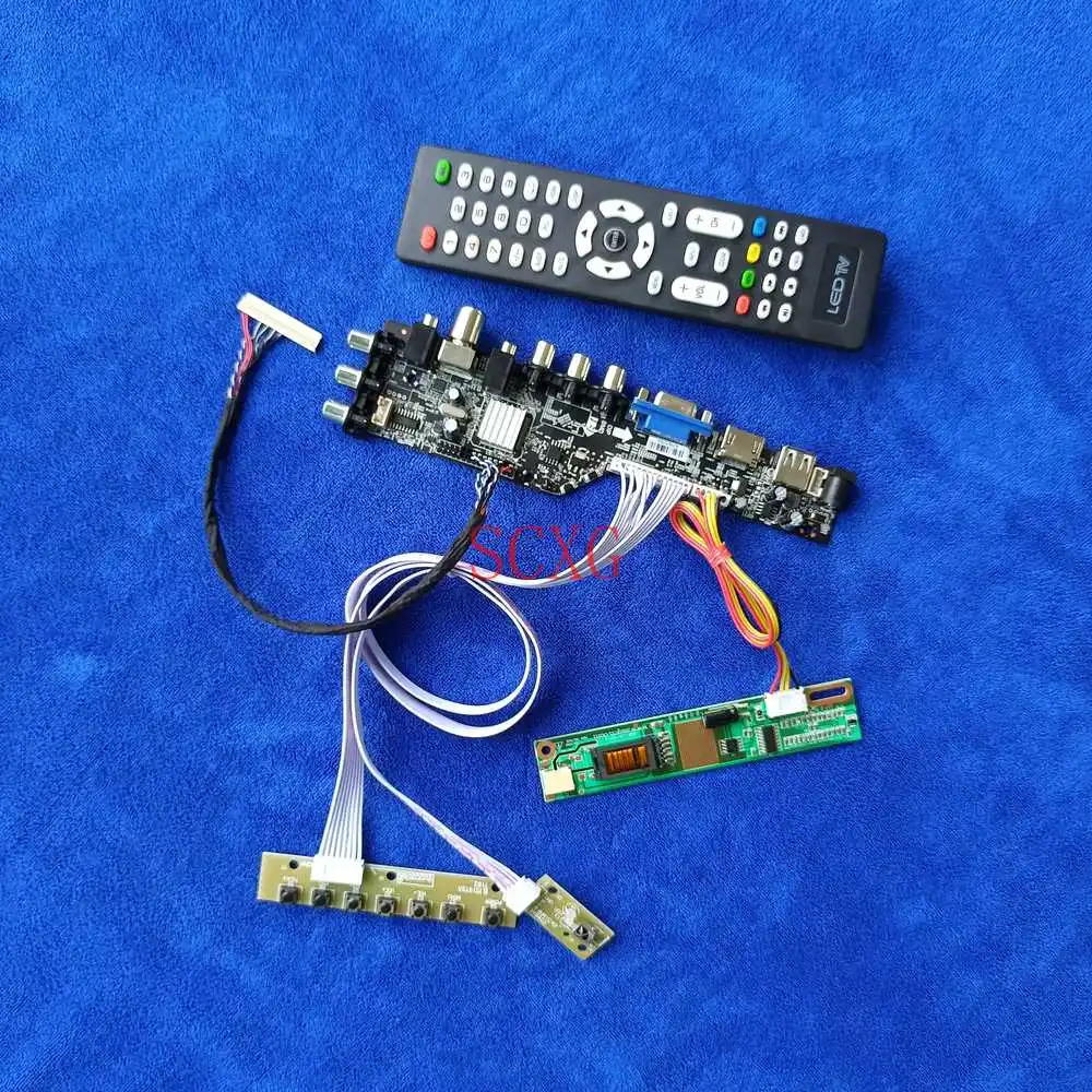 LCD matrix drive board Fit B131EW01/QD13WL01/QD13WL02 DVB Signal Digital 1280*768 LVDS 30 Pin HDMI-compatible USB VGA KIT 1-CCFL
LCD matrix drive board Fit B131EW01/QD13WL01/QD13WL02 DVB Signal Digital 1280*768 LVDS 30 Pin HDMI-compatible USB VGA KIT 1-CCFL