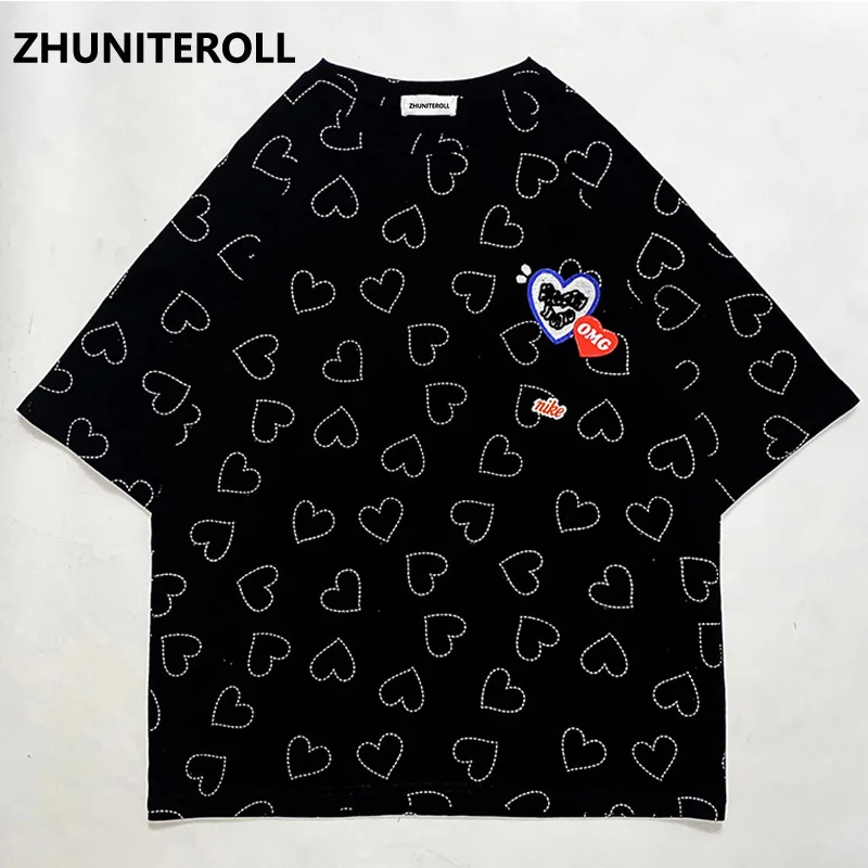 The Flash T-Shirt Men Heart Graphic Reflective Print Short Sleeve Harajuku Fashion Tees Shirt Hip Hop Oversized Tops Streetwear
The Flash T-Shirt Men Heart Graphic Reflective Print Short Sleeve Harajuku Fashion Tees Shirt Hip Hop Oversized Tops Streetwear