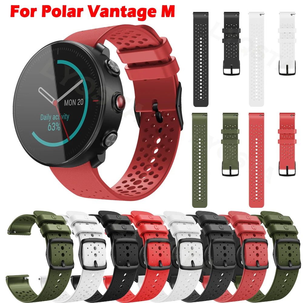 High Quality Silicone Watchbands Straps For Polar Vantage M Sports Smartwatch Replacement Wristbands Bracelet Accessories Correa
High Quality Silicone Watchbands Straps For Polar Vantage M Sports Smartwatch Replacement Wristbands Bracelet Accessories Correa