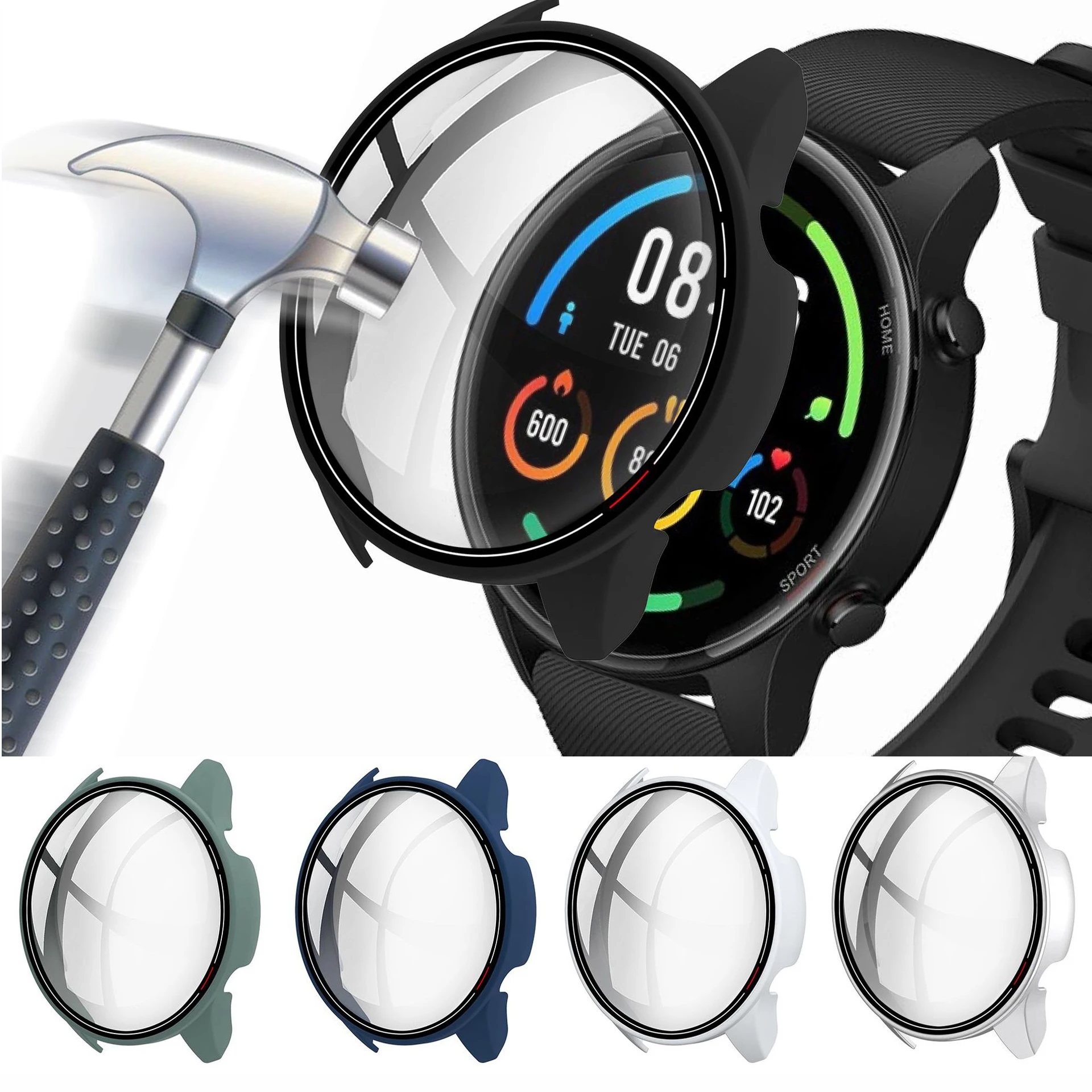 Hard Edge Screen Glass Protector Case Shell Frame For Xiaomi Mi Watch Color Sports Version Smart Watch Protective Bumper Cover
Hard Edge Screen Glass Protector Case Shell Frame For Xiaomi Mi Watch Color Sports Version Smart Watch Protective Bumper Cover
