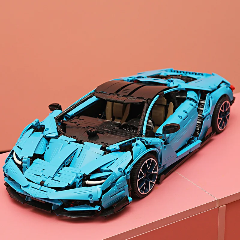 MOC-39933 High-Tech Lamborghinied Centenario 1:8 Hypercar Bricks Creative Super Sport Car Building Blocks Toys for Kids Gifts
MOC-39933 High-Tech Lamborghinied Centenario 1:8 Hypercar Bricks Creative Super Sport Car Building Blocks Toys for Kids Gifts