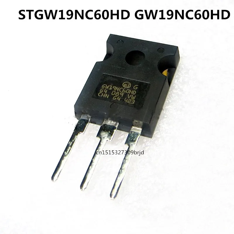 Оригинальный Новый 2 шт./STGW19NC60HD GW19NC60HD TO-247 
Оригинальный Новый 2 шт./STGW19NC60HD GW19NC60HD TO-247