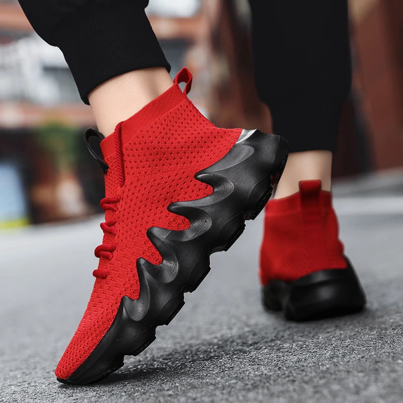 Men Socks Shoes Best Quality Speed Trainer Sneakers Men Black Red Casual Shoes Fashion Men's Sports Sneakers
Men Socks Shoes Best Quality Speed Trainer Sneakers Men Black Red Casual Shoes Fashion Men's Sports Sneakers
