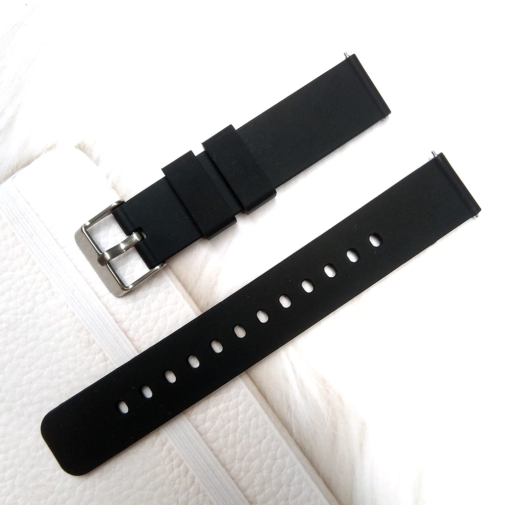 Черный ремешок для Haylou Solar LS05 Смарт-часы спортивные водонепроницаемые Ремешки