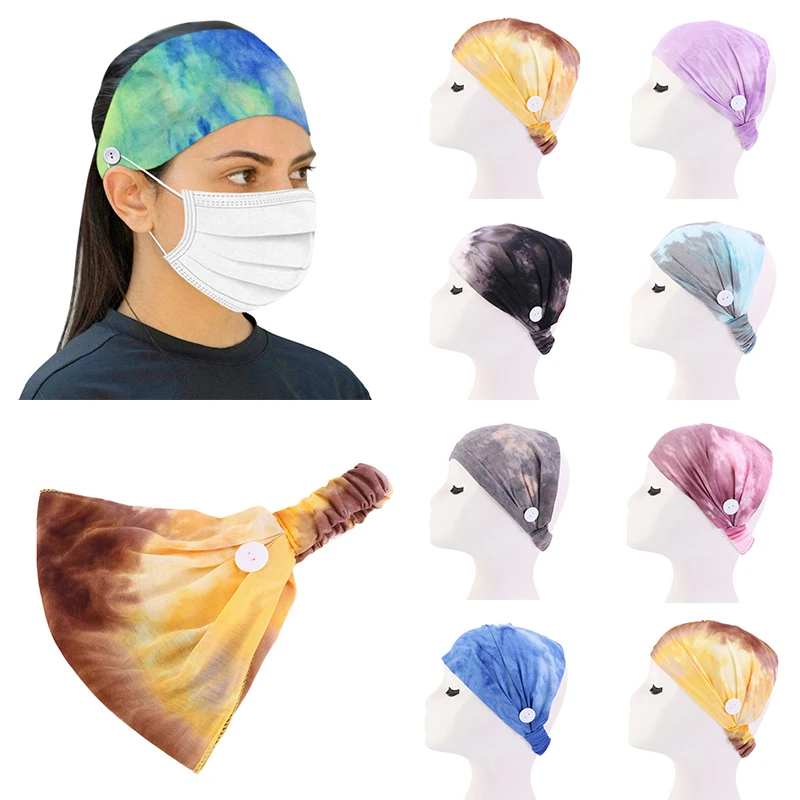 Tie Dye Hairband Turban Headwrap Button Headband Hair Accessories Ear Protectors Hairband Anti-leak Mask Headband Elastic Band
Tie Dye Hairband Turban Headwrap Button Headband Hair Accessories Ear Protectors Hairband Anti-leak Mask Headband Elastic Band