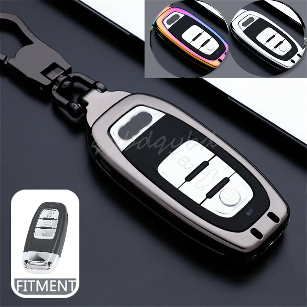 For Audi A3 A4 A5 A6 A7 A8 Q3 2009-up Metal+TPU Remote Start Car Key Fob Cover Keychain Protector Holder Auto Accessories Shell
For Audi A3 A4 A5 A6 A7 A8 Q3 2009-up Metal+TPU Remote Start Car Key Fob Cover Keychain Protector Holder Auto Accessories Shell