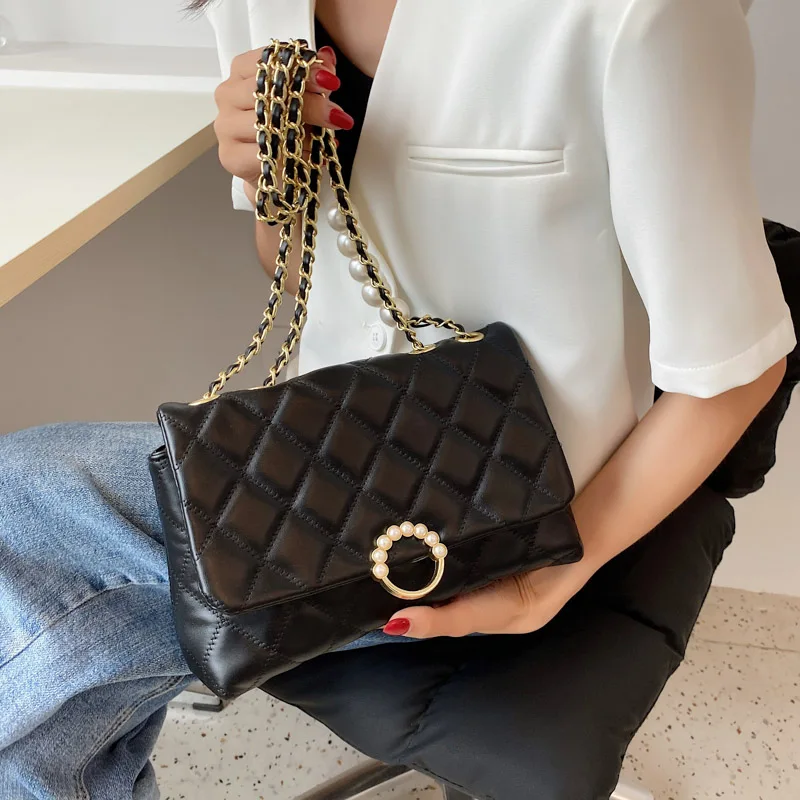 Женская сумка через плечо, из искусственной кожи, однотонная, с цепочкой, 2021
Женская сумка через плечо, из искусственной кожи, однотонная, с цепочкой, 2021