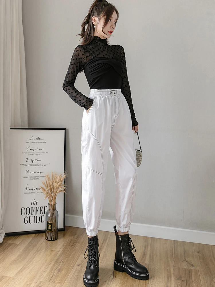 Women's Autumn Loose Casual Cargo Pants Korean Style Harem Trousers Trend Joggers Streetwear Sweatpants Female Clothing Pants
Women's Autumn Loose Casual Cargo Pants Korean Style Harem Trousers Trend Joggers Streetwear Sweatpants Female Clothing Pants