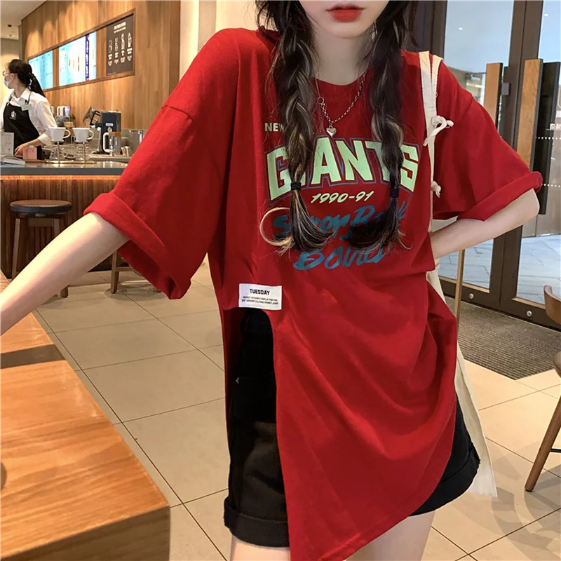 Футболки 2021 летние милые стильные индивидуальные свободные топы средней длины с круглым вырезом и буквенным принтом Ulzzang женская одежда
Футболки 2021 летние милые стильные индивидуальные свободные топы средней длины с круглым вырезом и буквенным принтом Ulzzang женская одежда