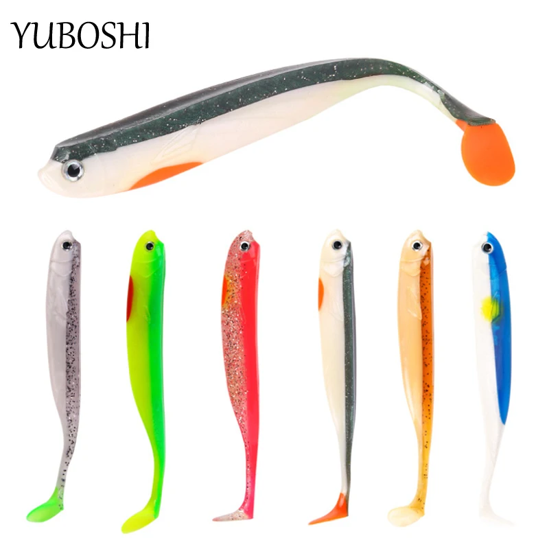 2Pcs Silicone Soft Bait 15cm/15.9g T-tail Artificial Fake Bait Fishing Tackle High Quality 6 Colors Sea Fishing Lure
2Pcs Silicone Soft Bait 15cm/15.9g T-tail Artificial Fake Bait Fishing Tackle High Quality 6 Colors Sea Fishing Lure