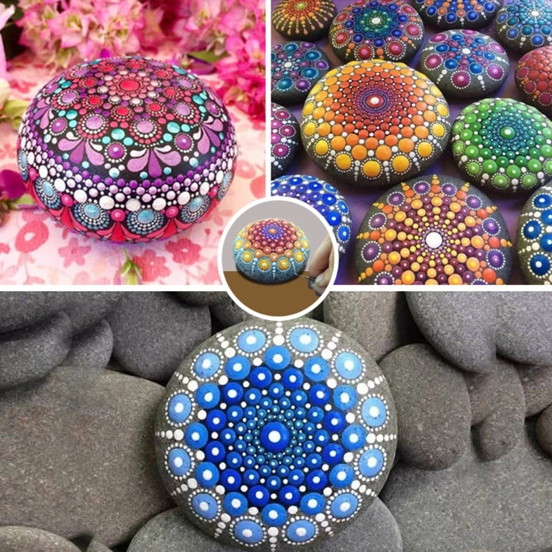 Mandala Dotting Tools Painting Kit Rock Dot Paint Stencils Tool Set Art Craft Supplies Kits with Tray Brush Zipper Water
Mandala Dotting Tools Painting Kit Rock Dot Paint Stencils Tool Set Art Craft Supplies Kits with Tray Brush Zipper Water