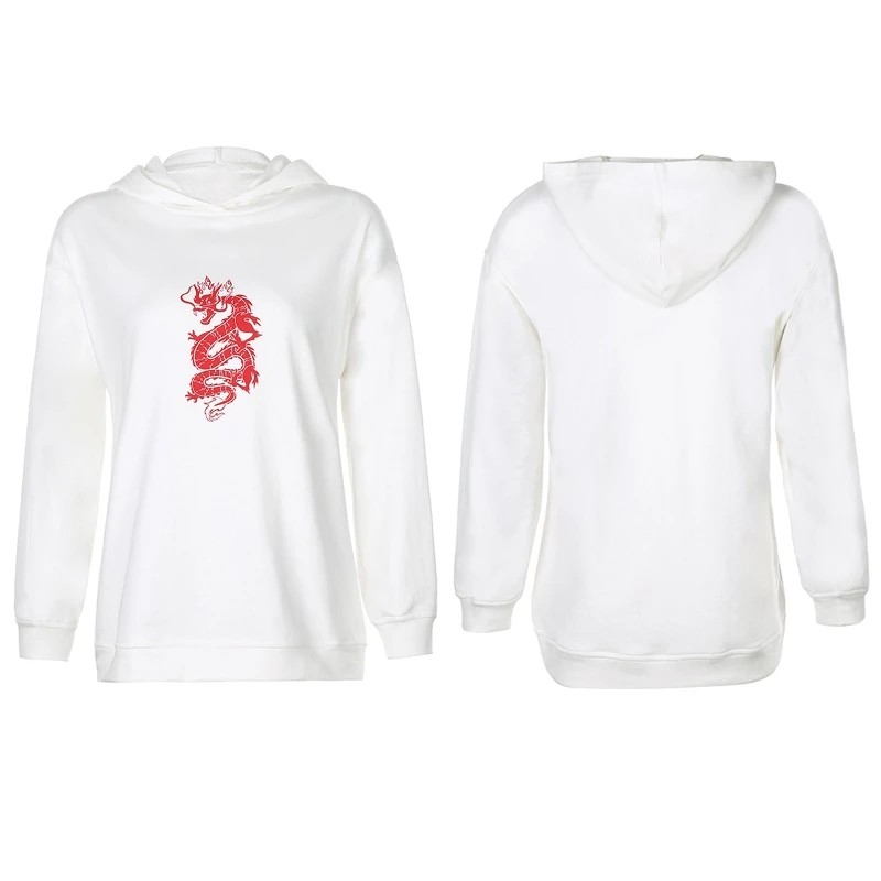 Women Long Sleeve Hoodies Vintage Chinese Dragon Loose Sweatshirt with Pocket X3UE
Women Long Sleeve Hoodies Vintage Chinese Dragon Loose Sweatshirt with Pocket X3UE