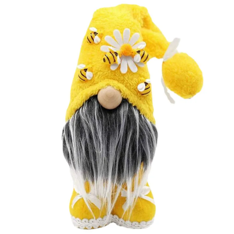 Flannel Bee Dwarf Plush Doll Faceless Gnome Doll Bee Festival Decorative Handmade Craft Ornament Excellent
Flannel Bee Dwarf Plush Doll Faceless Gnome Doll Bee Festival Decorative Handmade Craft Ornament Excellent
