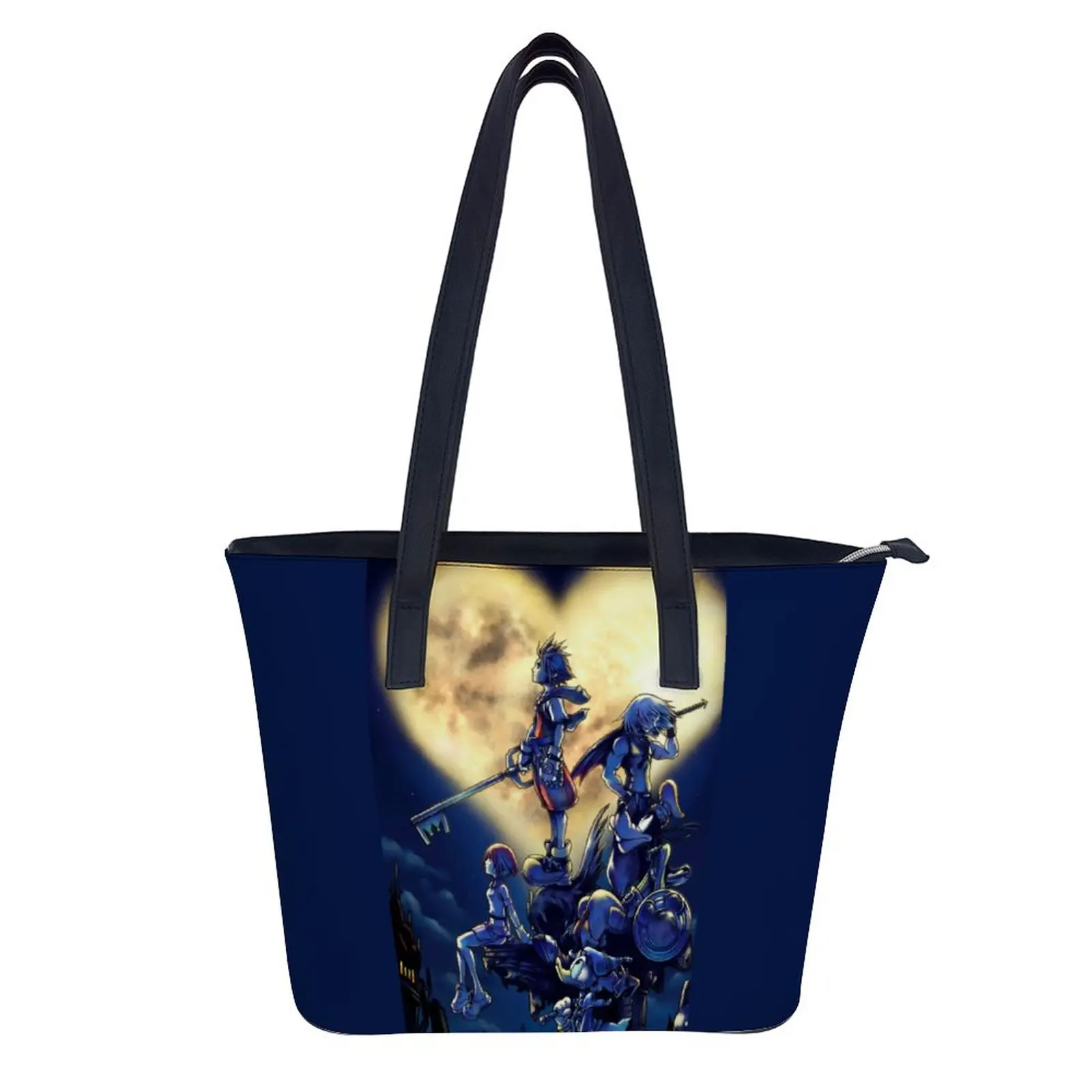 Kingdom Hearts Book Shoulder Bag Japanese Anime Work Leather Handbag Stylish Streetwear Handle Female Shopping Bag
Kingdom Hearts Book Shoulder Bag Japanese Anime Work Leather Handbag Stylish Streetwear Handle Female Shopping Bag