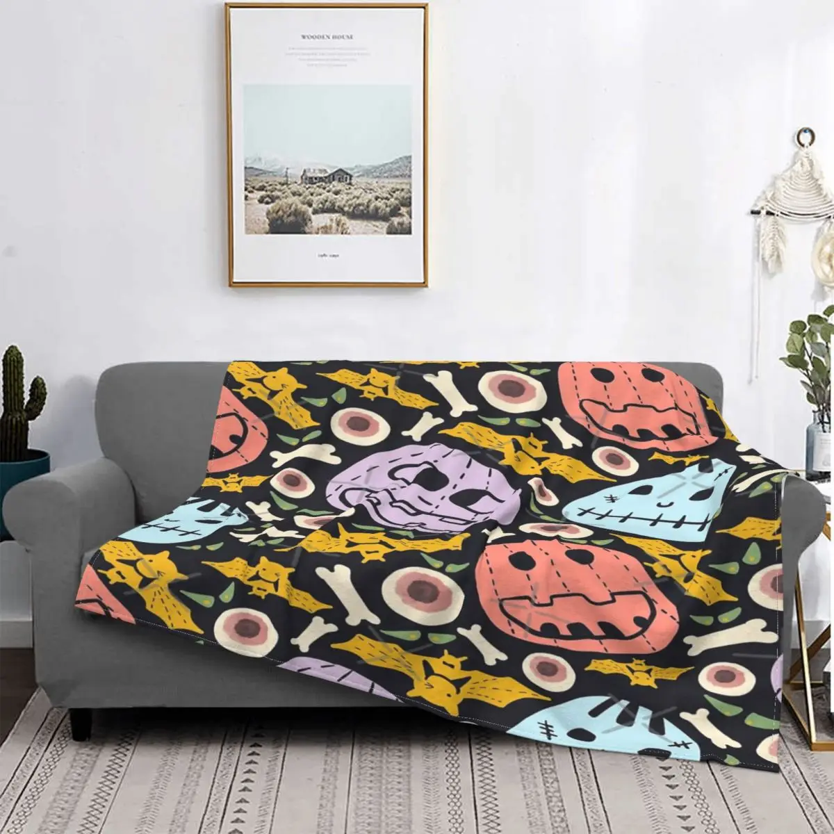 Manta de Halloween Ha, colcha de cama a cuadros, manta de Anime, Sudadera con capucha, mantas receptoras
Manta de Halloween Ha, colcha de cama a cuadros, manta de Anime, Sudadera con capucha, mantas receptoras