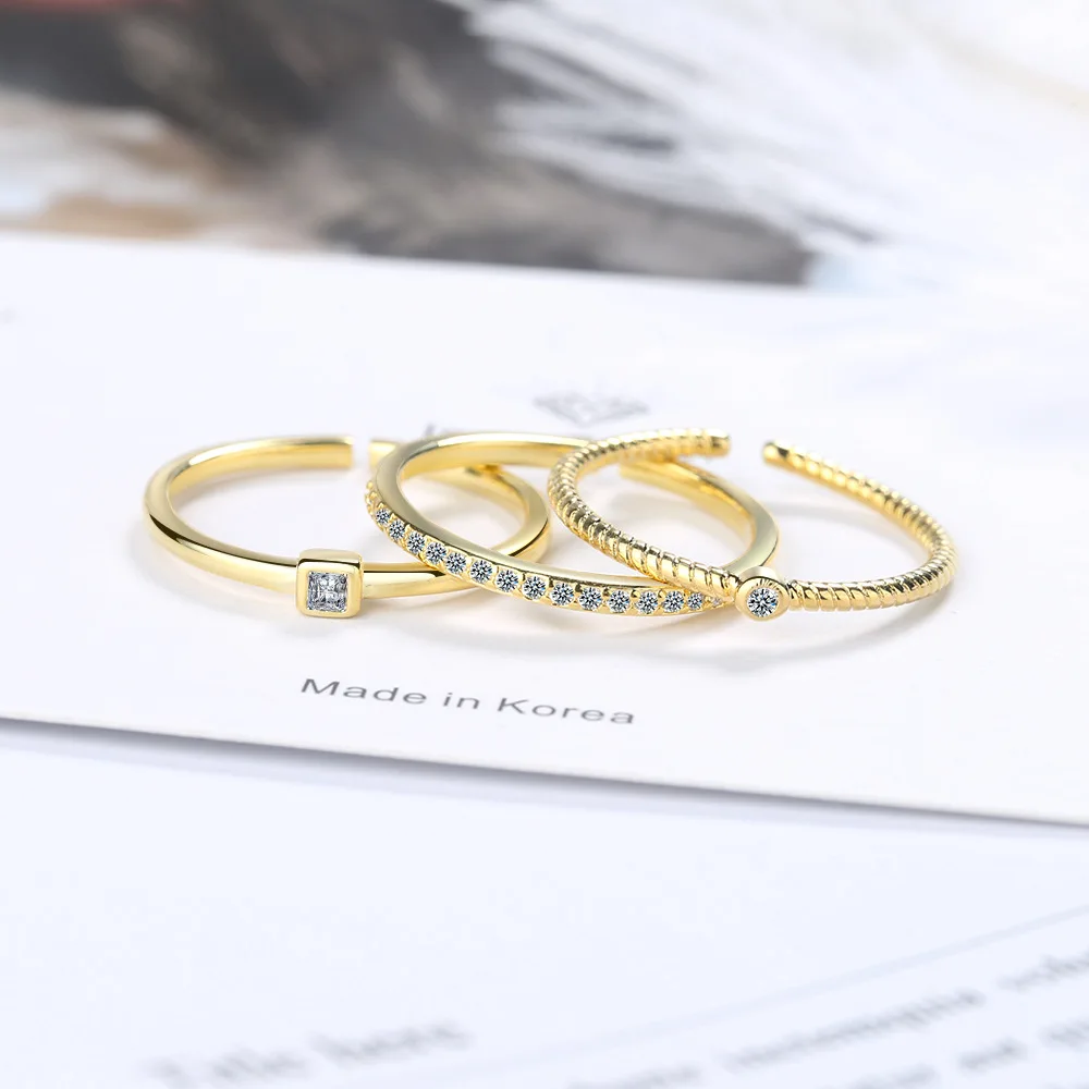 3pcs/set Adjustable Romantic Rings 925 Silver Rings for Couples Wedding Lover's Gift Women Men Crystal Ring
3pcs/set Adjustable Romantic Rings 925 Silver Rings for Couples Wedding Lover's Gift Women Men Crystal Ring