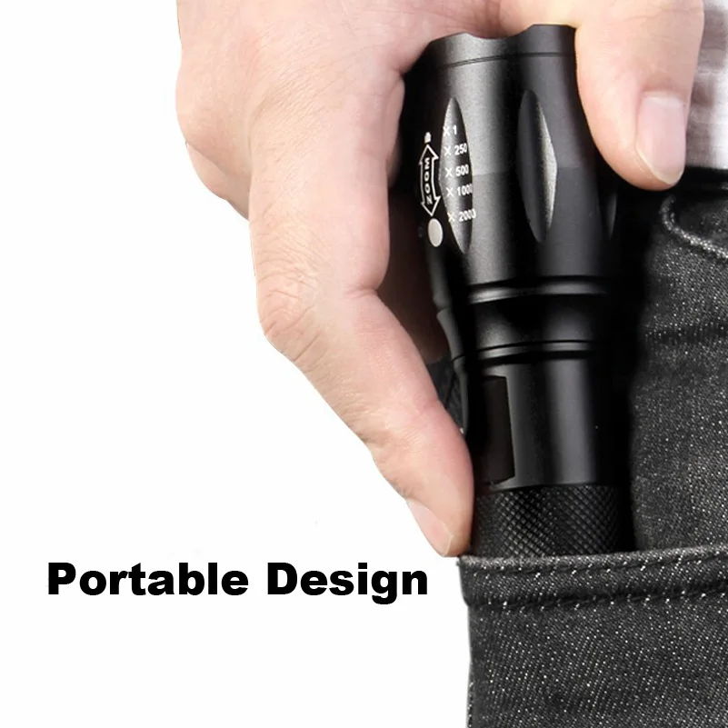 Powerful Led Flashlight Ultra Bright Waterproof Torch zoomable 5 Modes Battery Best for camping tactical
Powerful Led Flashlight Ultra Bright Waterproof Torch zoomable 5 Modes Battery Best for camping tactical