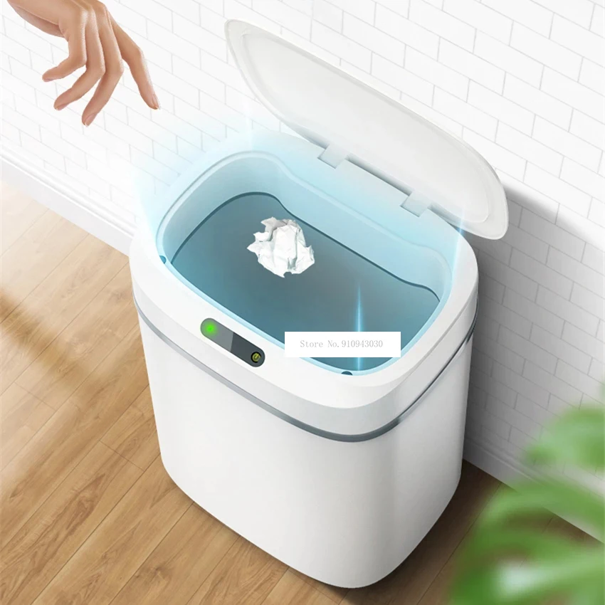 GY-ljt Household Smart Trash Can Intelligent Induction Trash Can Living Room Bedroom Kitchen Bathroom Creative Trash Can 12L
GY-ljt Household Smart Trash Can Intelligent Induction Trash Can Living Room Bedroom Kitchen Bathroom Creative Trash Can 12L