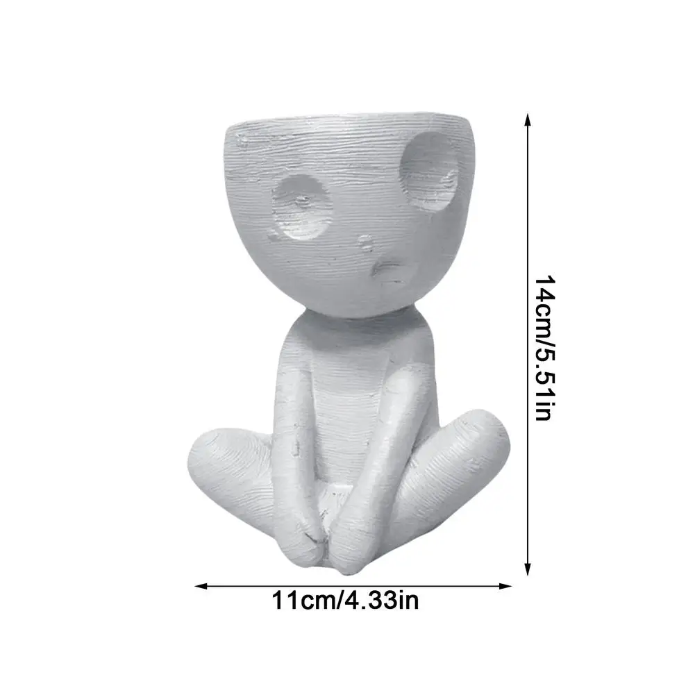 Human Shaped Art Sculpture Flower Vase Plant Pot DecorationCreative Desktop Decor For Home Living room Office
Human Shaped Art Sculpture Flower Vase Plant Pot DecorationCreative Desktop Decor For Home Living room Office