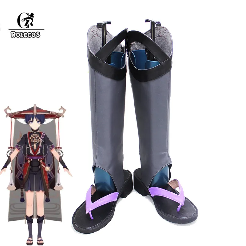 ROLECOS Game Genshin Impact Scaramouche Cosplay Shoes Scaramouche Cosplay Shoes Women Black High Boots Shoes High Boots Heels
ROLECOS Game Genshin Impact Scaramouche Cosplay Shoes Scaramouche Cosplay Shoes Women Black High Boots Shoes High Boots Heels