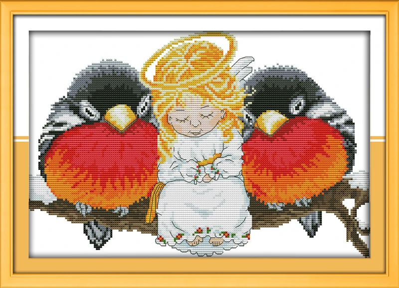 Набор для вышивки крестиком Angel and birds, 14ct, 11ct, pre print canvas, вышивка ручной работы
Набор для вышивки крестиком Angel and birds, 14ct, 11ct, pre print canvas, вышивка ручной работы